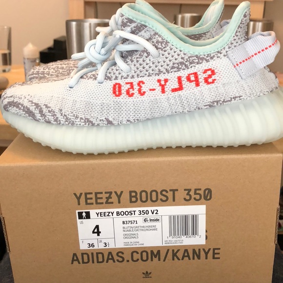 Yeezy Tint blues size 4 *sold - Picture 1 of 8